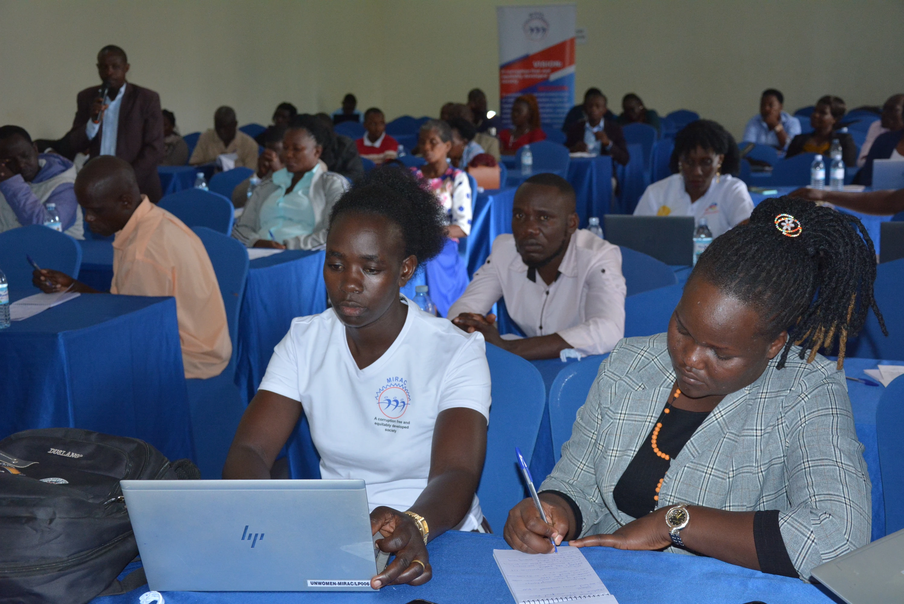 mirac staff prepares for a meeting in one of the engagements, october 2